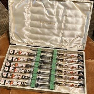 Royal Crown Derby Floral Cutlery Set, 12 pieces